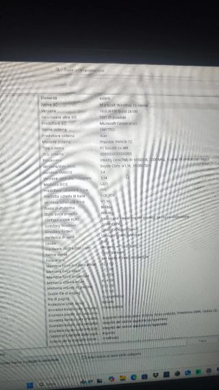 Vendo Acer predator helios neo 16 PC Portatile.