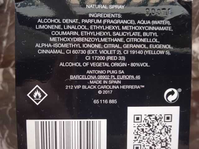 212 Vip Black 200ml 1Batch - Perfume