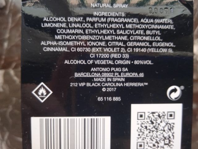 212 Vip Black 200ml 1Batch - Perfume