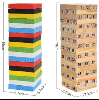 Creativo y clásico juego de bloques construcción.