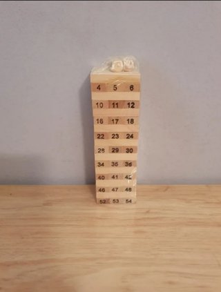 Clásico juego bloques construcción similar "Jenga"