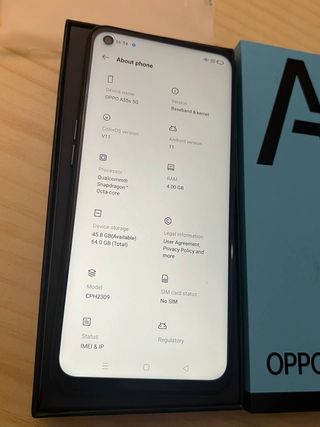 Oppo A55s 5G 64GB dual sim . Percintado
