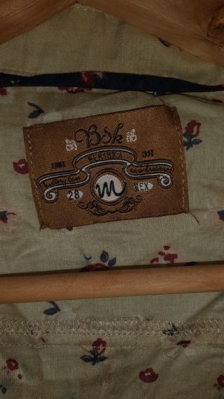 Camisa larga bershka M