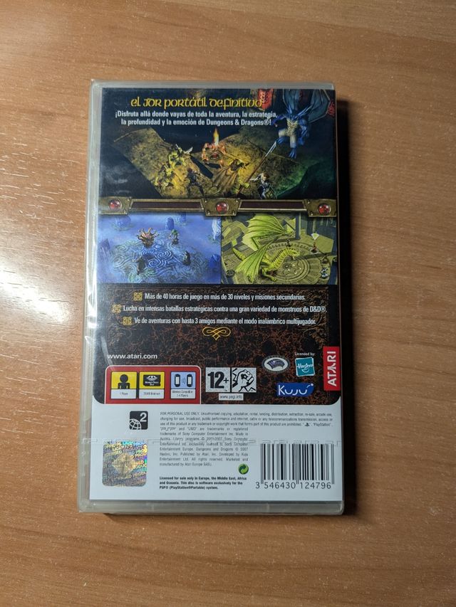 Precintado Dungeons and Dragons psp