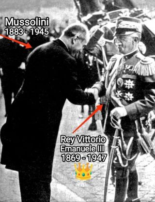 Lote 10 Monedas Italia Fascista de Musolini