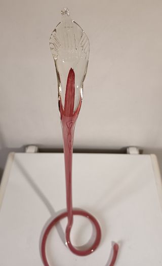 Scultura artistica "Cobra"in vetro di Murano 