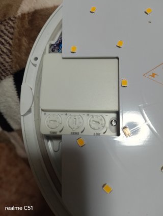 Lampara con sensor