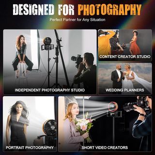 Ventilatore portatile per fotografia