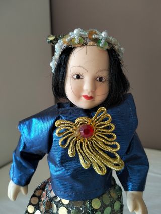 Bambolina in ceramica - Thailandia