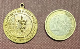 Medalla Religiosa San Cristóbal Barcelona