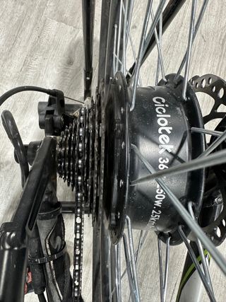 Bici electrificada motor 800 kms solo