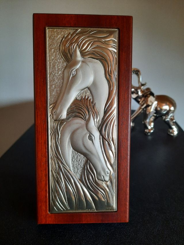 Suppellettili placcato in argento