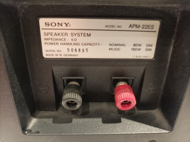 ALTAVOCES SONY APM-22ES