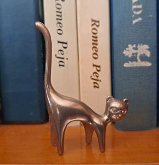Gattino miniatura in metallo 