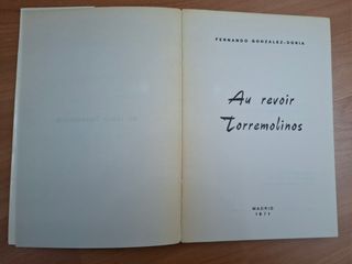 Libro au revoir Torremolinos