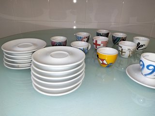 Juego 10 tazas de café ILLY,