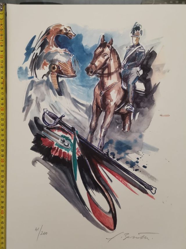 Litografia a taratura limitata del pittore Franco