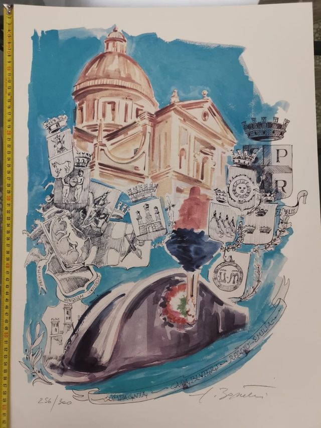 Litografia a taratura limitata del pittore Franco