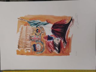 Litografia a taratura limitata del pittore Franco