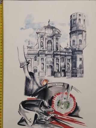 Litografia a taratura limitata del pittore Franco