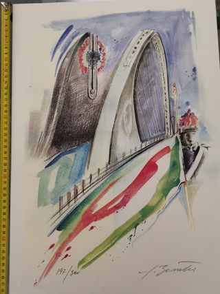 Litografia a taratura limitata del pittore Franco