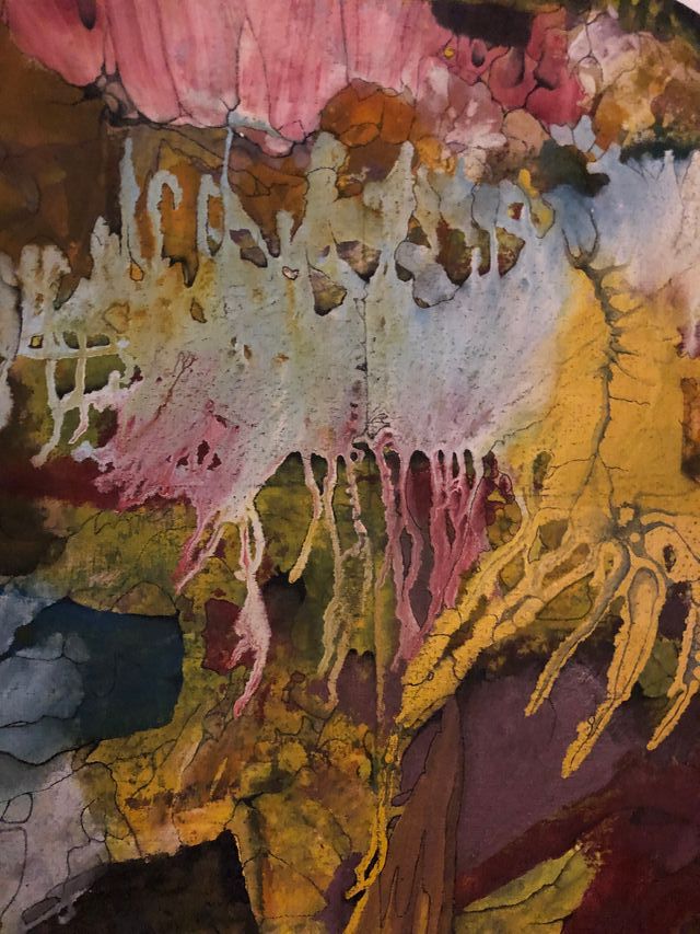 Pintura en tela sobre madera