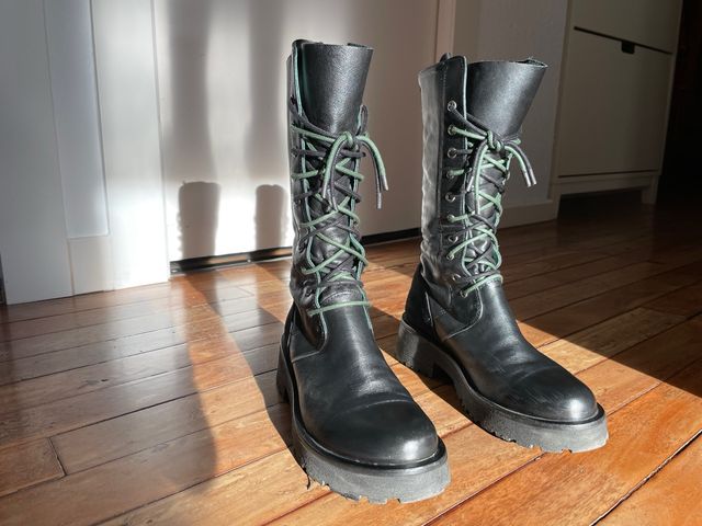 Botas altas piel