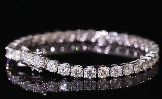 Pulsera riviere moissanitas 