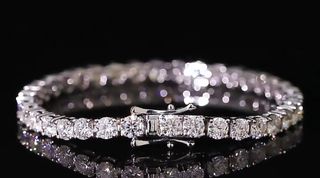 Pulsera riviere moissanitas 