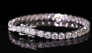 Pulsera riviere moissanitas 