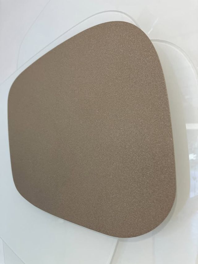 Lampada soffitto vetri serigrafati bianco