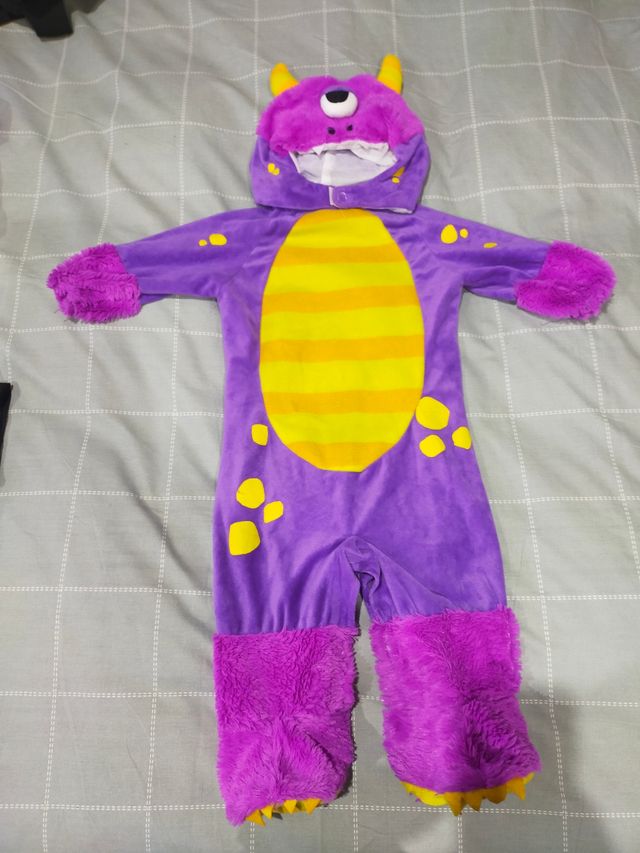 Disfraz monstruito 12-18 meses