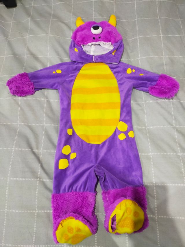 Disfraz monstruito 12-18 meses