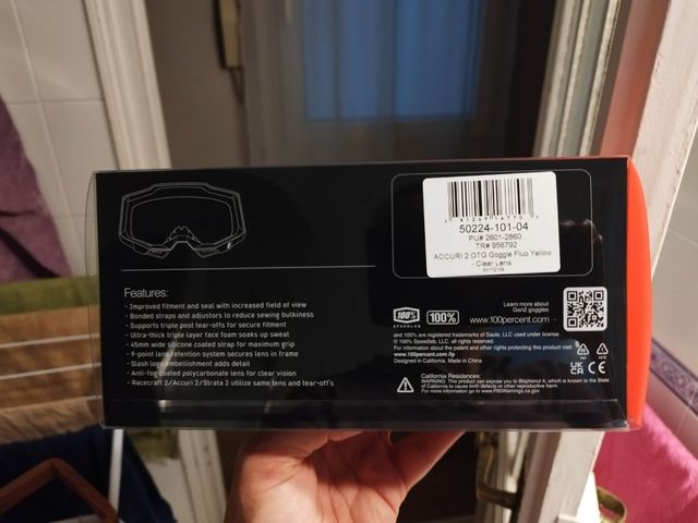 Gafas mascara 100% Accuri OTG