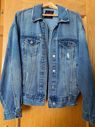 Cazadora vaquera Barbie S Oversize Pull  Bear