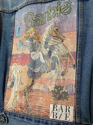 Cazadora vaquera Barbie S Oversize Pull  Bear