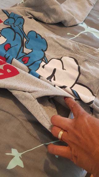 Sweatshirt dos Smurfs ou Estrunfes