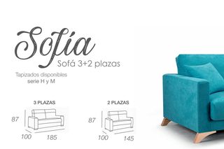 Sofás 2 y 3 Plazas Sofia🤩
