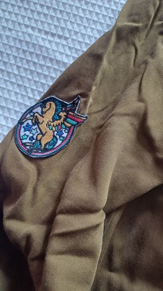 Sobrecamisa militar parches