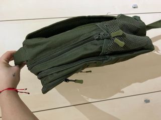 mochila verde para montaña o airsoft 