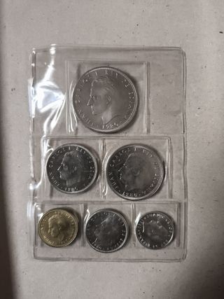 6 Monedas España "82