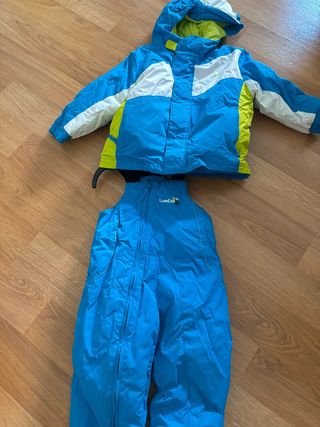 Mono Esquí niños y guantes