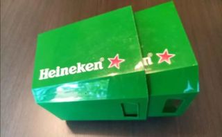 Lote 2 Cubiteras Hielo Heineken