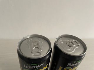 Lotto 2 Lattine Lemon Soda Superman e Wonder woman