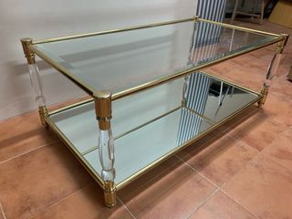Mesas salon cristal