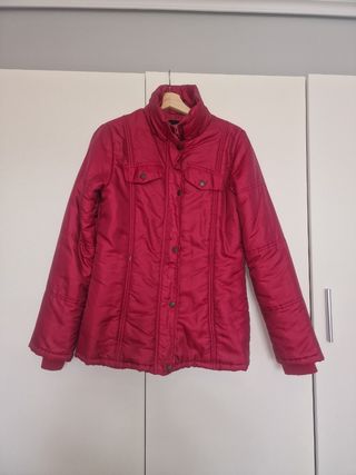 Abrigo rojo talla G