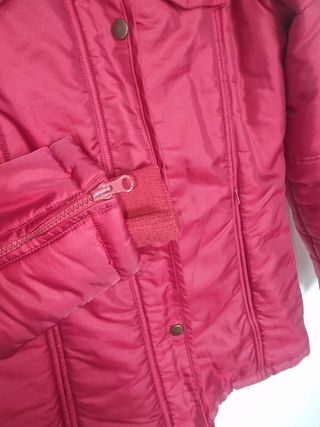 Abrigo rojo talla G