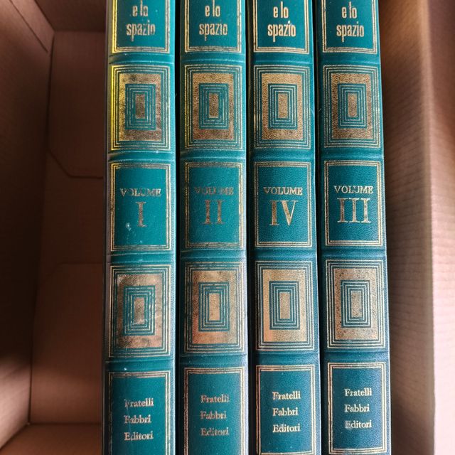 L' uomo e lo spazio in 4 volumi