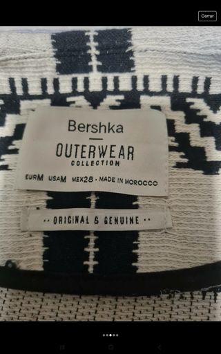 Chaqueta talla M de la marca Bershka