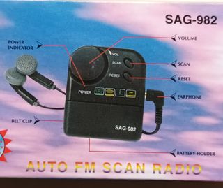 Auto FM Scan FM Radio y altavoces